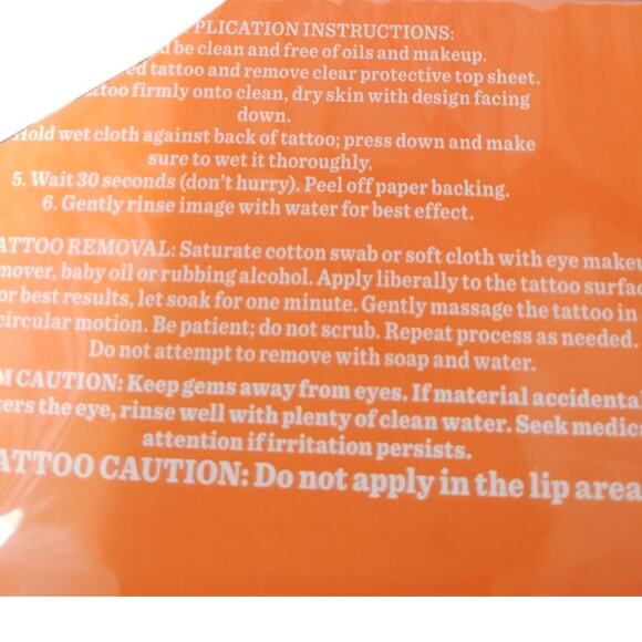 2 Packages – Mermaid Tattoo & Gem Costume Makeup Kit – Hyde & EEK! Boutique - Picture 5 of 6